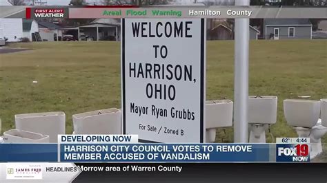 harrison ohio news|Harrison council votes to remove member following vandalism .